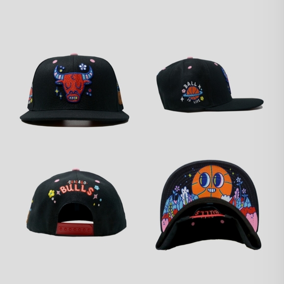 Bulls X Bmo artist series hats - Picture 4 of 7